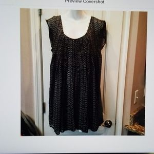 PJK Black White Tunic Top Sz S by Patterson J …